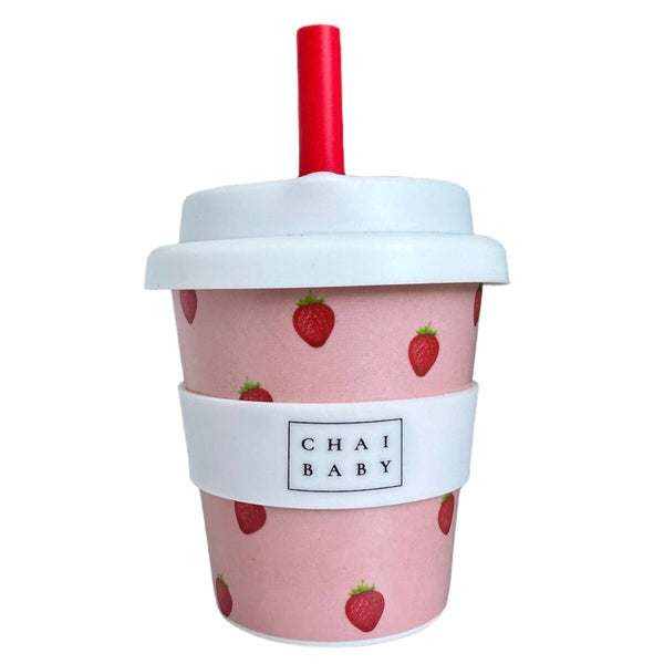 Chai Baby Keep Cup Babyccino Small - Strawberries & Cream