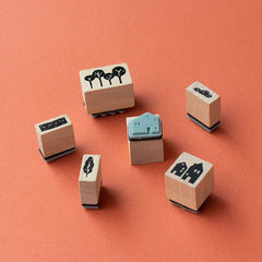 Londji Calming Wooden Stamp Set - Villages
