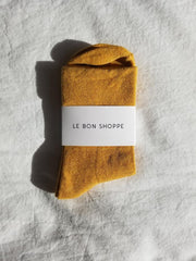 Le Bon Shoppe Sneaker Socks - Marigold