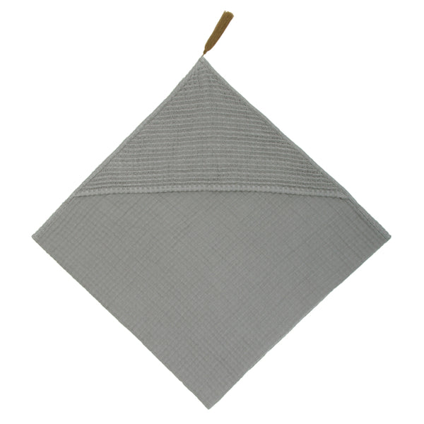 Numero 74 Baby Bath Towel - Silver Grey