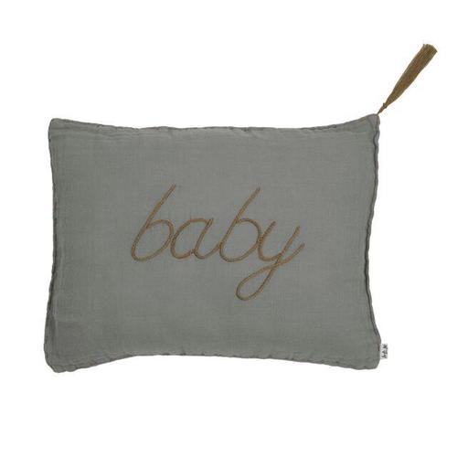 Numero 74 Baby Cushion - Silver Grey