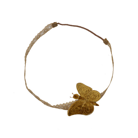 Numero 74 Butterfly Headband - Gold