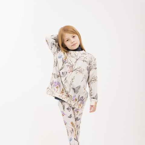 Popupshop Winter Flower Wrinkle Blouse