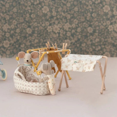 Maileg Nursery Table for Baby Mouse - Rose