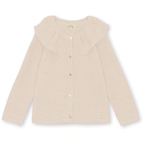 Konges Slojd Iris Knit Collar Cardigan - Summer Sand