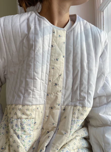 Konges Slojd Gigi Mom Quilted Jacket - Gray Dawn