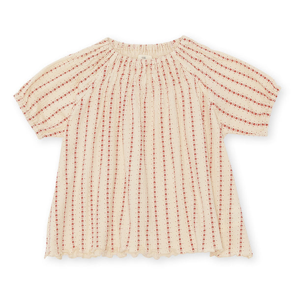 Konges Slojd Chleo Smock Blouse - Viola Rouge