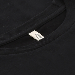 Popupshop Basic Knee Long Tee - Black