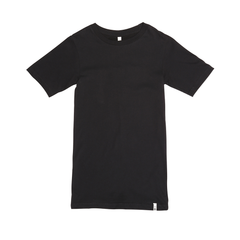 Popupshop Basic Knee Long Tee - Black