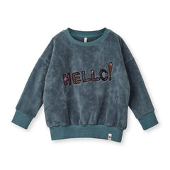 Popupshop Loose Sweat Teddy Trooper