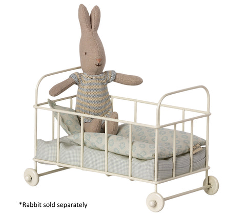 Maileg Cot Bed Blue - Micro