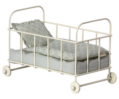 Maileg Cot Bed Blue - Micro