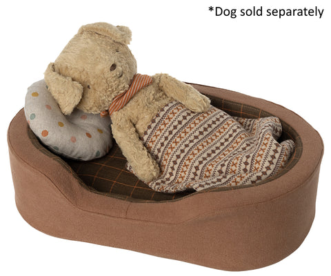 Maileg Dog Basket Brown