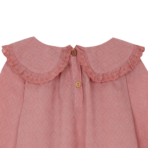Yellow Pelota Native Blouse - Terracotta