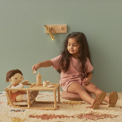 Olli Ella Dinkum Doll Rattan High Chair & Play Table