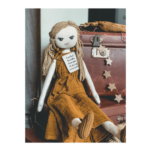 Numero 74 Mama Léa Organic Cotton Doll Gold