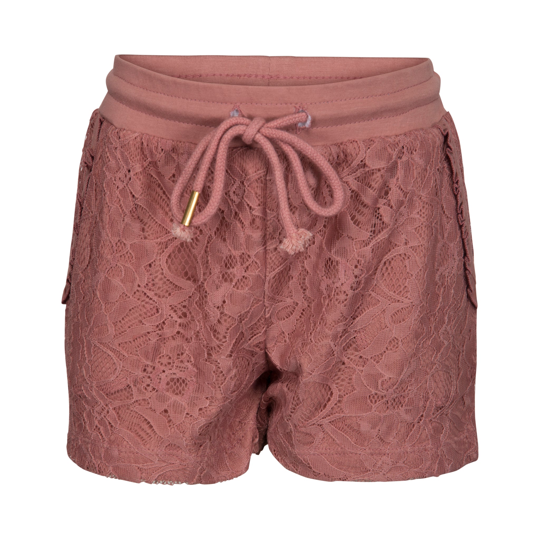 Petit by Sofie Schnoor Lace Shorts - Ash Rose