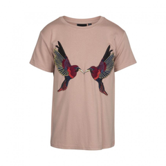 Petit by Sofie Schnoor Birds T-Shirt - Cameo Rose