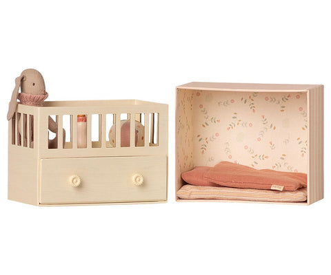 Maileg Baby Room With Micro Bunny