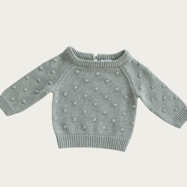Jamie Kay Dotty Knit - Mist Marle