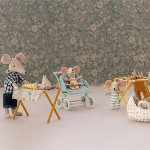 Maileg Nursery Table for Baby Mouse - Ocher